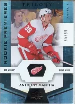 2016-17 UD Trilogy Level 1 Black #74 Anthony Mantha.webp