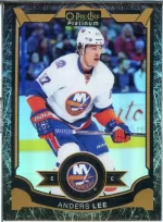 2015-16 OPC Platinum Black Ice #14 Anders Lee.webp
