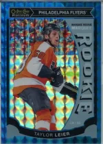 2015-16 OPC Platinum Marquee Rookie Blue Cubes #M8 Taylor Leier.webp