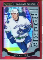 2015-16 OPC Platinum Marquee Rookie Red Prism #M23 Ben Hutton.webp