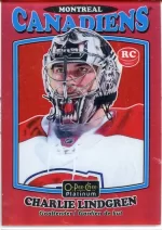 2016-17 OPC Platinum Retro Red Rainbow #R67 Charlie Lindgren.webp