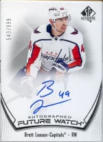 2021-22 SP Authentic #168 Brett Leason RC.webp