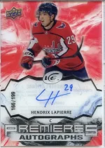 2021-22 UD Ice Premiers Autograph #UPA-HL Hendrix Lapierre.webp