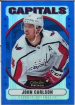 2021-22 OPC Platinum Retro Blue Rainbow #R-48 John Carlson.webp