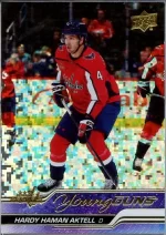 2023-24 Upper Deck Speckled Rainbow #473 Hardy Haman Aktell.webp