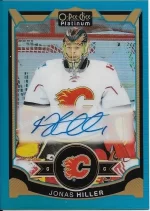 2015-16 OPC Platinum Blue Rainbow Autograph #JH Jonas Hiller.webp