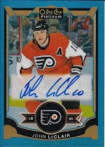2015-16 OPC Platinum Blue Rainbow Autograph #JL John Leclair.webp