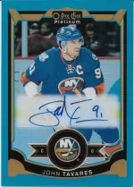 2015-16 OPC Platinum Blue Rainbow Autograph #JT John Tavares.webp