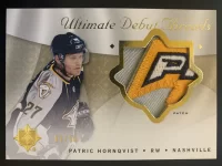2008-09 Ultimate Collection Debut Threads Patch Patric Hornqvist #06 of 50.webp