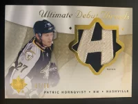 2008-09 Ultimate Collection Debut Threads Patch Patric Hornqvist #07 of 50.webp