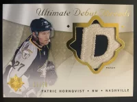 2008-09 Ultimate Collection Debut Threads Patch Patric Hornqvist #13 of 50.webp