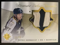 2008-09 Ultimate Collection Debut Threads Patch Patric Hornqvist #15 of 50.webp