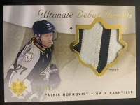 2008-09 Ultimate Collection Debut Threads Patch Patric Hornqvist #26 of 50.webp