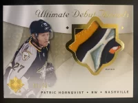 2008-09 Ultimate Collection Debut Threads Patch Patric Hornqvist #27 of 50.webp