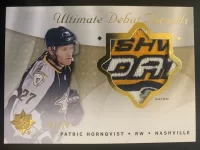 2008-09 Ultimate Collection Debut Threads Patch Patric Hornqvist #28 of 50.webp