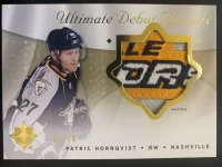 2008-09 Ultimate Collection Debut Threads Patch Patric Hornqvist #29 of 50.webp