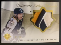 2008-09 Ultimate Collection Debut Threads Patch Patric Hornqvist #37 of 50.webp