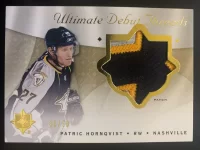 2008-09 Ultimate Collection Debut Threads Patch Patric Hornqvist #38 of 50.webp
