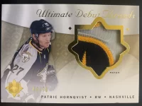 2008-09 Ultimate Collection Debut Threads Patch Patric Hornqvist #44 of 50.webp