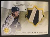 2008-09 Ultimate Collection Debut Threads Patch Patric Hornqvist #49 of 50.webp
