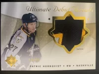 2008-09 Ultimate Collection Debut Threads Patch Patric Hornqvist #50 of 50.webp