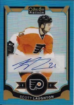 2015-16 OPC Platinum Blue Rainbow Autograph #SL Scott Laughton.webp
