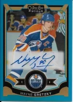 2015-16 OPC Platinum Blue Rainbow Autograph #WG Wayne Gretzky.webp