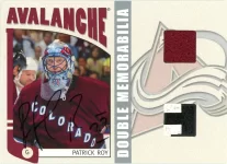 2004-05 In The Game Franchises US West Double Memorabilia Autographs Patrick Roy.webp