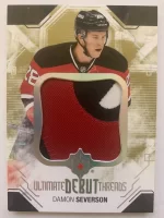 2014-15 Ultimate Collection Debut Threads Patch Damon Severson #55 of 100.webp