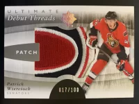 2011-12 Ultimate Collection Debut Threads Patch Patrick Wiercioch #17 of 100.webp