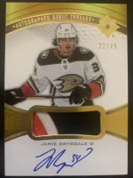2021-22 Ultimate Collection Debut Threads Patch Autographed Jamie Drysdale #22 of 49.webp