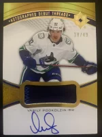 2021-22 Ultimate Collection Debut Threads Patch Autographed Vasily Podkolzin #18 of 49.webp