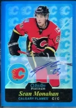 2015-16 OPC Platinum Retro Blue Rainbow Autograph #R30 Sean Monahan.webp