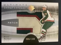 2011-12 Ultimate Collection Debut Threads Patch Brett Bulmer #6 of 100.webp