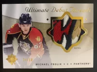 2008-09 Ultimate Collection Debut Threads Patch Michael Frolik #34 of 50.webp