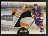2011-12 Ultimate Collection Debut Threads Patch Calvin de Haan #54 of 100.webp