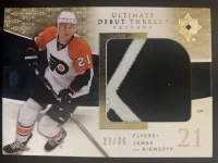 2009-10 Ultimate Collection Debut Threads Patch James van Riemsdyk #27 of 35.webp