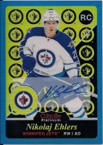 2015-16 OPC Platinum Retro Blue Rainbow Autograph #R80 Nikolaj Ehlers.webp