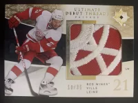 2009-10 Ultimate Collection Debut Threads Patch Ville Leino  #10 of 35.webp