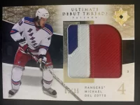 2009-10 Ultimate Collection Debut Threads Patch Michael Del Zotto #12 of 35.webp