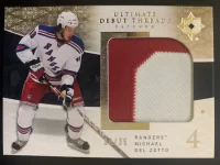 2009-10 Ultimate Collection Debut Threads Patch Michael Del Zotto #30 of 35.webp