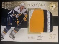 2009-10 Ultimate Collection Debut Threads Patch Tyler Myers #6 of 35.webp