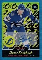 2015-16 OPC Platinum Retro Blue Rainbow Autograph #R81 Slater Koekkoek.webp