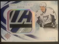2010-11 Ultimate Collection Debut Threads Patch Dana Tyrell #15 of 35.webp