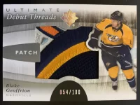 2011-12 Ultimate Collection Debut Threads Patch Blake Geoffrion #54 of 100.webp
