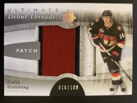 2011-12 Ultimate Collection Debut Threads Patch Colin Greening #16 of 100.webp