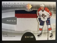 2011-12 Ultimate Collection Debut Threads Patch Erik Gudbranson #14 of 100.webp