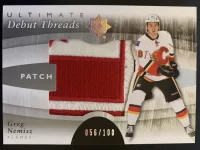 2011-12 Ultimate Collection Debut Threads Patch Greg Nemisz #56 of 100.webp