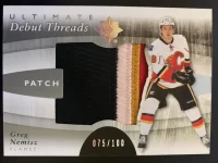 2011-12 Ultimate Collection Debut Threads Patch Greg Nemisz #75 of 100.webp