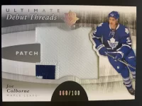 2011-12 Ultimate Collection Debut Threads Patch Joe Colborne #60 of 100.webp